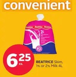 Rexall BEATRICE Skim, 1% or 2% Milk offer