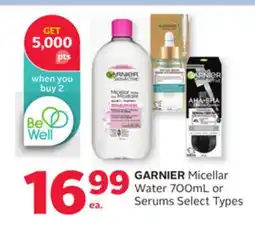 Rexall GARNIER Micellar Water 700mL or Serums offer