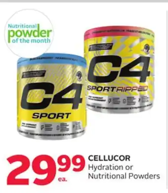 Rexall CELLUCOR Hydration or Nutritional Powders offer