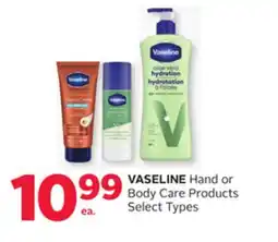 Rexall VASELINE Hand or Body Care Products offer