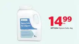 Rexall OPTION + Epsom Salts offer