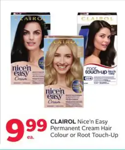 Rexall CLAIROL Nice'n Easy Permanent Cream Hair Colour or Root Touch-Up offer