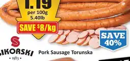 Starsky Pork Sausage Torunska offer