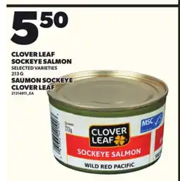 Independent City Market CLOVER LEAF SOCKEYE SALMON, 213 g offer