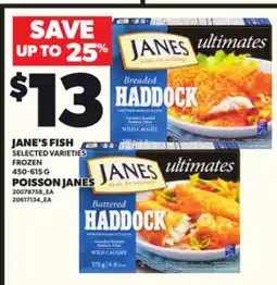 Independent City Market JANE'S FISH, 450-615 G offer