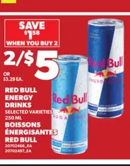 Independent City Market RED BULL ENERGY DRINKS, 250 ML offer