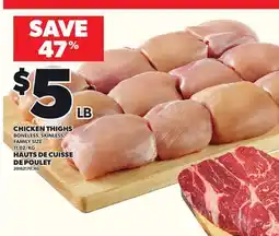 Independent City Market CHICKEN THIGHS offer