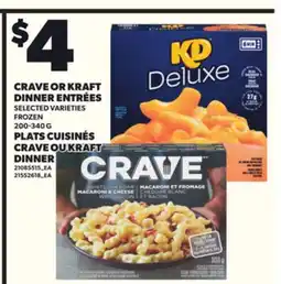 Independent City Market CRAVE OR KRAFT DINNER ENTRÉES, 200-340 G offer