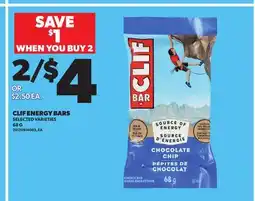 Independent City Market CLIF ENERGY BARS, 68 G offer