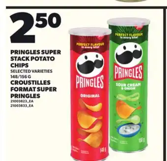 Independent City Market PRINGLES SUPER STACK POTATO CHIPS, 148/156 G offer