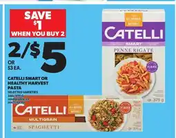 Independent City Market CATELLI SMART OR HEALTHY HARVEST PASTA offer