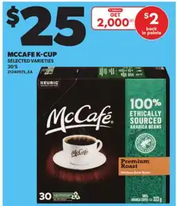 Independent City Market MCCAFE K-CUP, 30'S offer