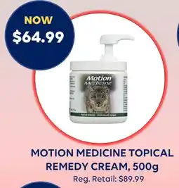 Wellwise by Shoppers MOTION MEDICINE TOPICAL REMEDY CREAM offer