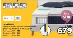 JYSK SCANDI BLU Spring mattress offer