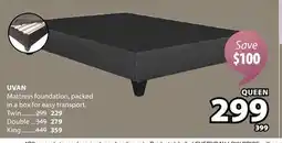 JYSK UVAN Mattress foundation offer