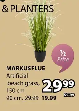 JYSK MARKUSFLUE Artificial beach grass, 150 cm offer