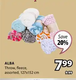 JYSK ALBA Throw offer