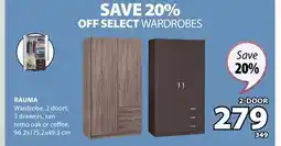 JYSK RAUMA Wardrobe offer