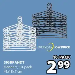 JYSK SIGBRANDT Hangers offer