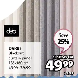 JYSK DARBY Blackout curtain panel offer