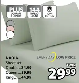 JYSK NADIA Sheet set offer