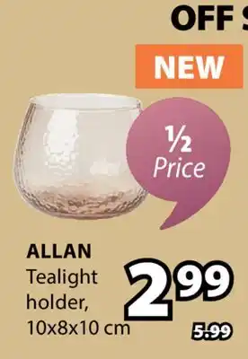 JYSK ALLAN Tealight holder offer