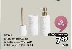 JYSK Navan Bathroom accessories offer