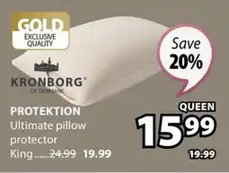 JYSK KRONBORG PROTEKTION Ultimate pillow protector offer