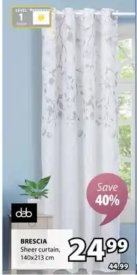 JYSK BRESCIA Sheer curtain offer
