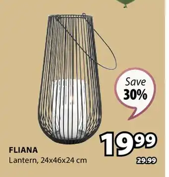 JYSK FLIANA Lantern offer