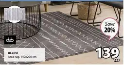 JYSK ULLEVI Area rug offer