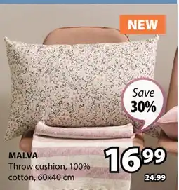 JYSK MALVA Throw cushion offer