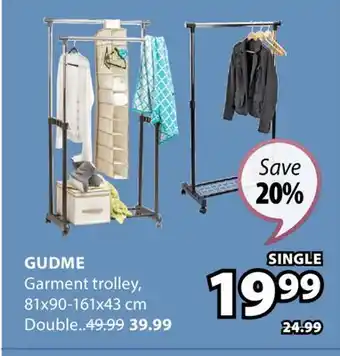 JYSK Gudme Garment trolley offer