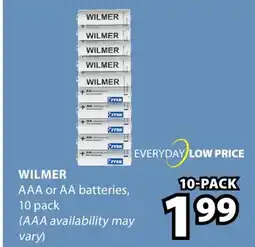 JYSK WILMER AAA or AA batteries offer