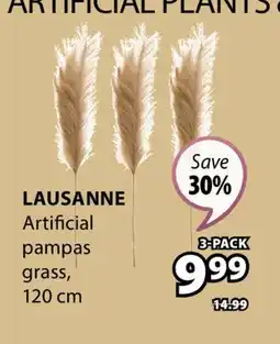 JYSK LAUSANNE Artificial pampas grass offer