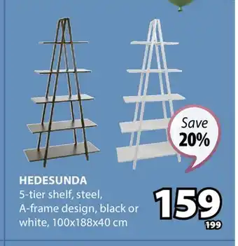 JYSK HEDESUNDA 5-tier shelf offer