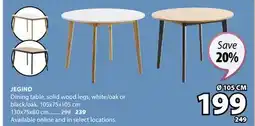 JYSK JEGIND Dining table offer