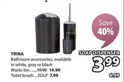 JYSK TRINA Bathroom accessories offer