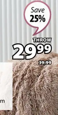 JYSK MYRFIOL THROW offer