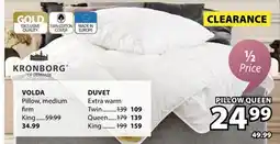 JYSK VOLDA Pillow, medium firm offer