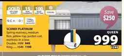 JYSK SCANDI PLATINUM Spring mattress offer