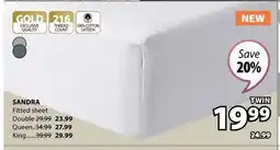 JYSK Sandra Fitted sheet offer
