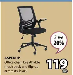 JYSK ASPERUP Office chair offer