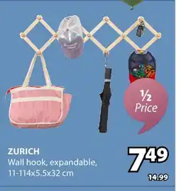 JYSK Zurich Wall hook, expandable offer