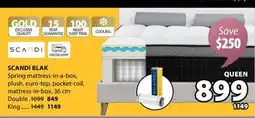 JYSK SCANDI BLAK Spring mattress offer
