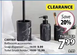 JYSK CARTIER Bathroom accessories offer