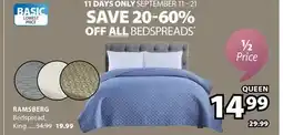 JYSK Ramsberg Bedspread offer