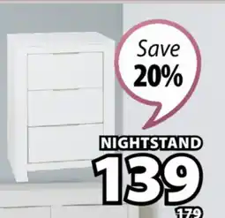 JYSK HULL NIGHTSTAND offer