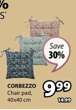 JYSK CORBEZZO Chair pad offer