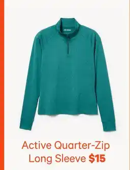Joe Fresh Active Quarter-Zip Long Sleeve offer